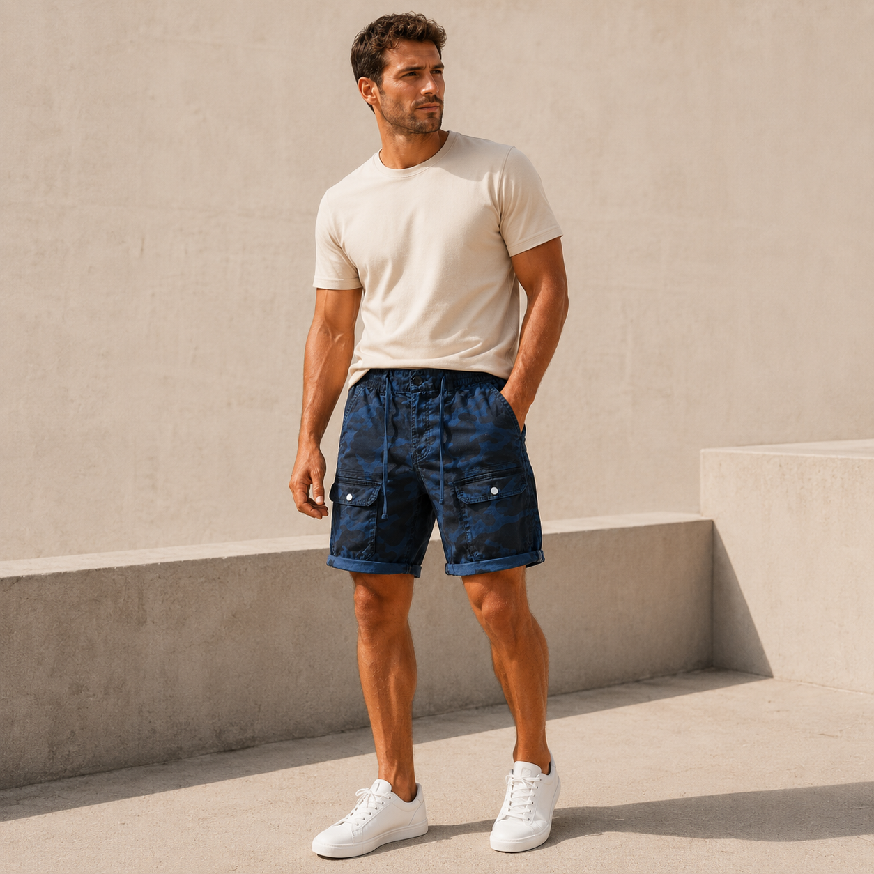 Recon Camo Cargo Short