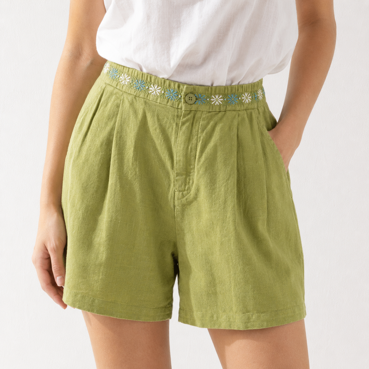 Isla High-Waist Summer Shorts