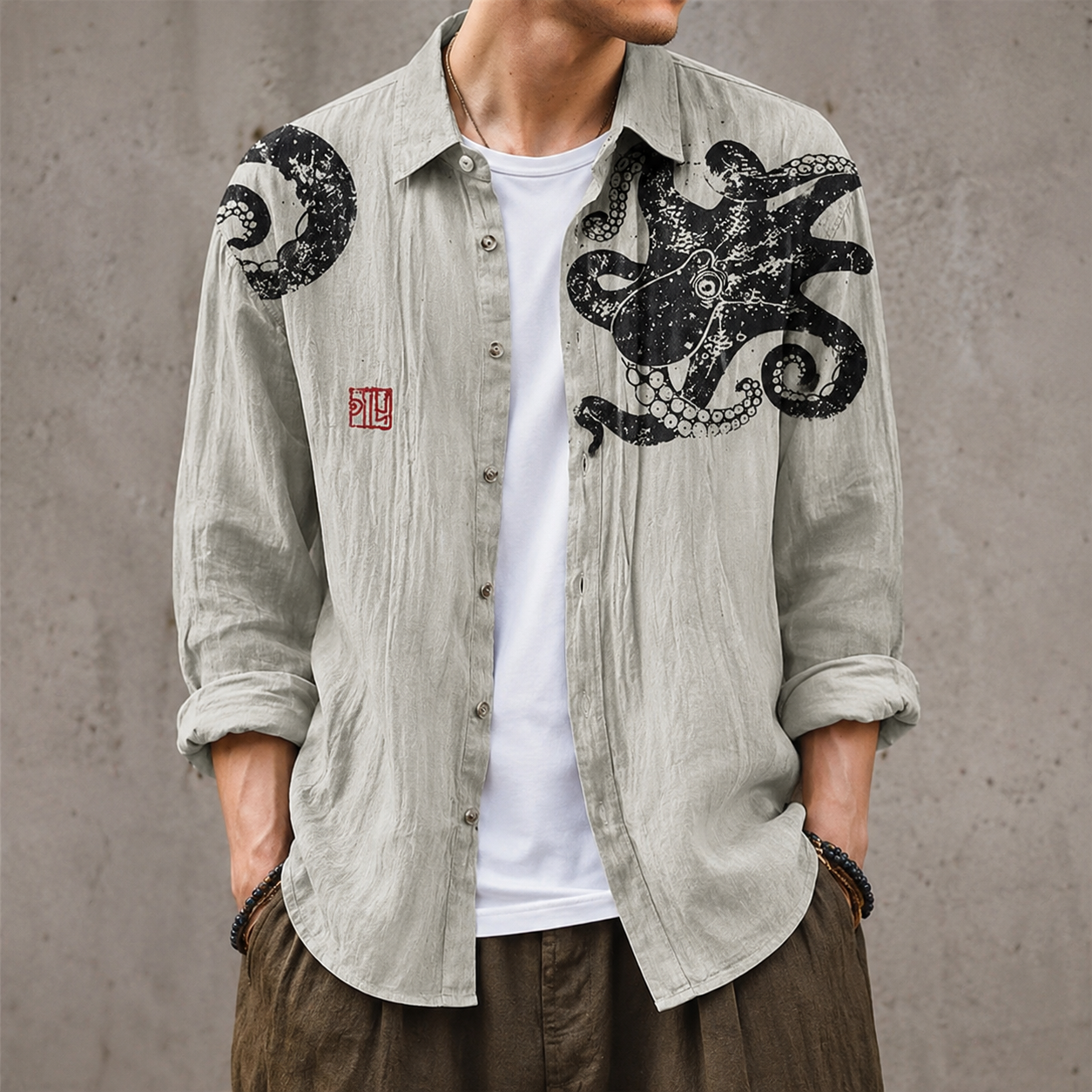 Bloom Linen Floral Shirt