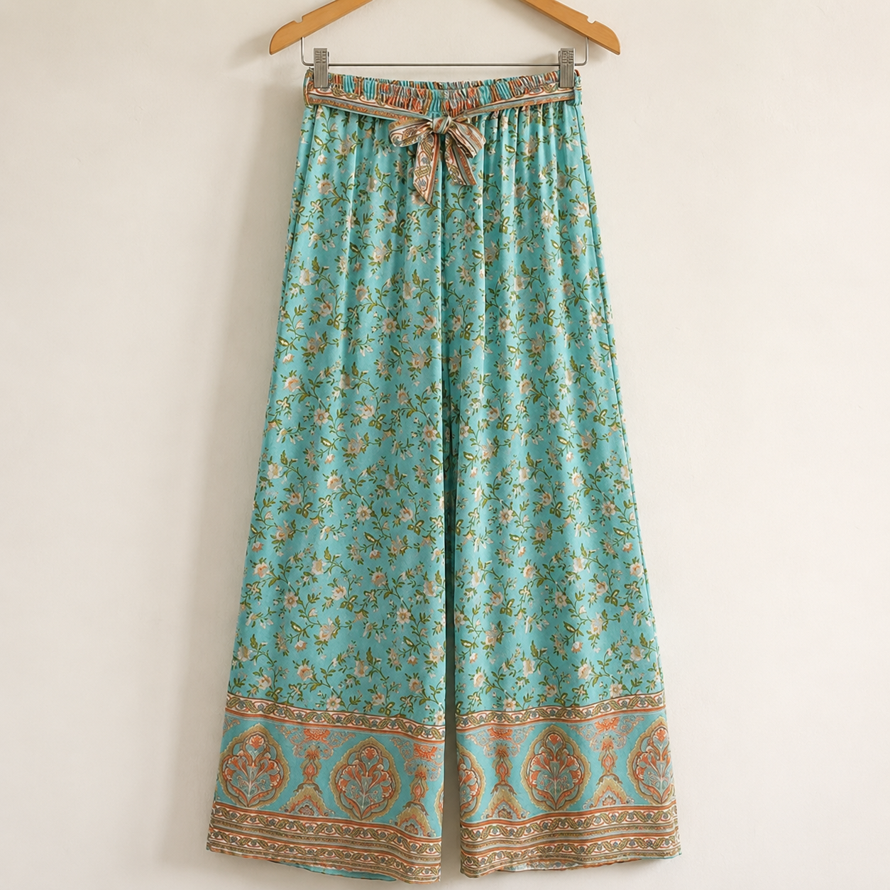 Macy Floral Wide Leg Pant