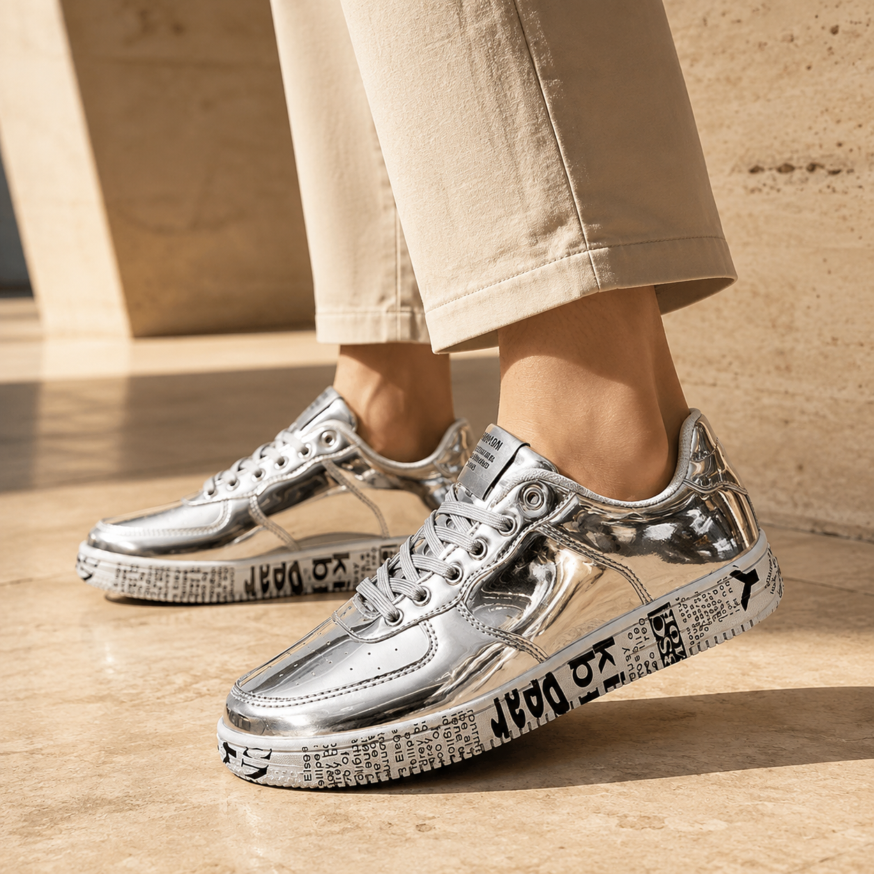 The Nova Chrome Sneaker