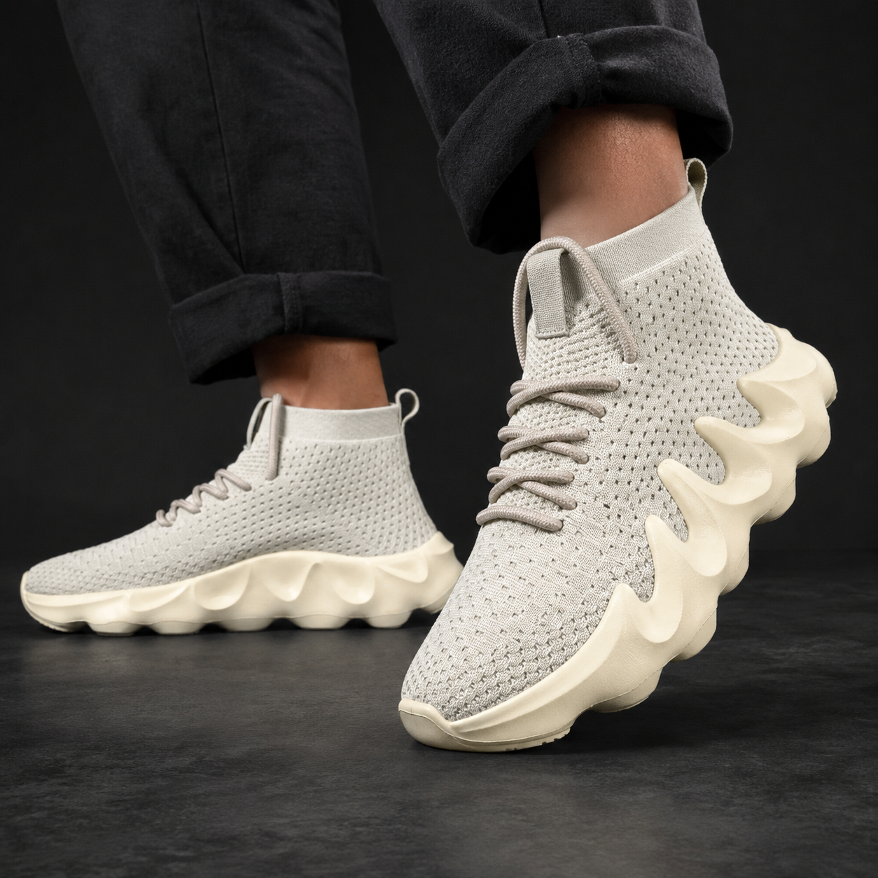 Malibu Wave Knit Sneakers