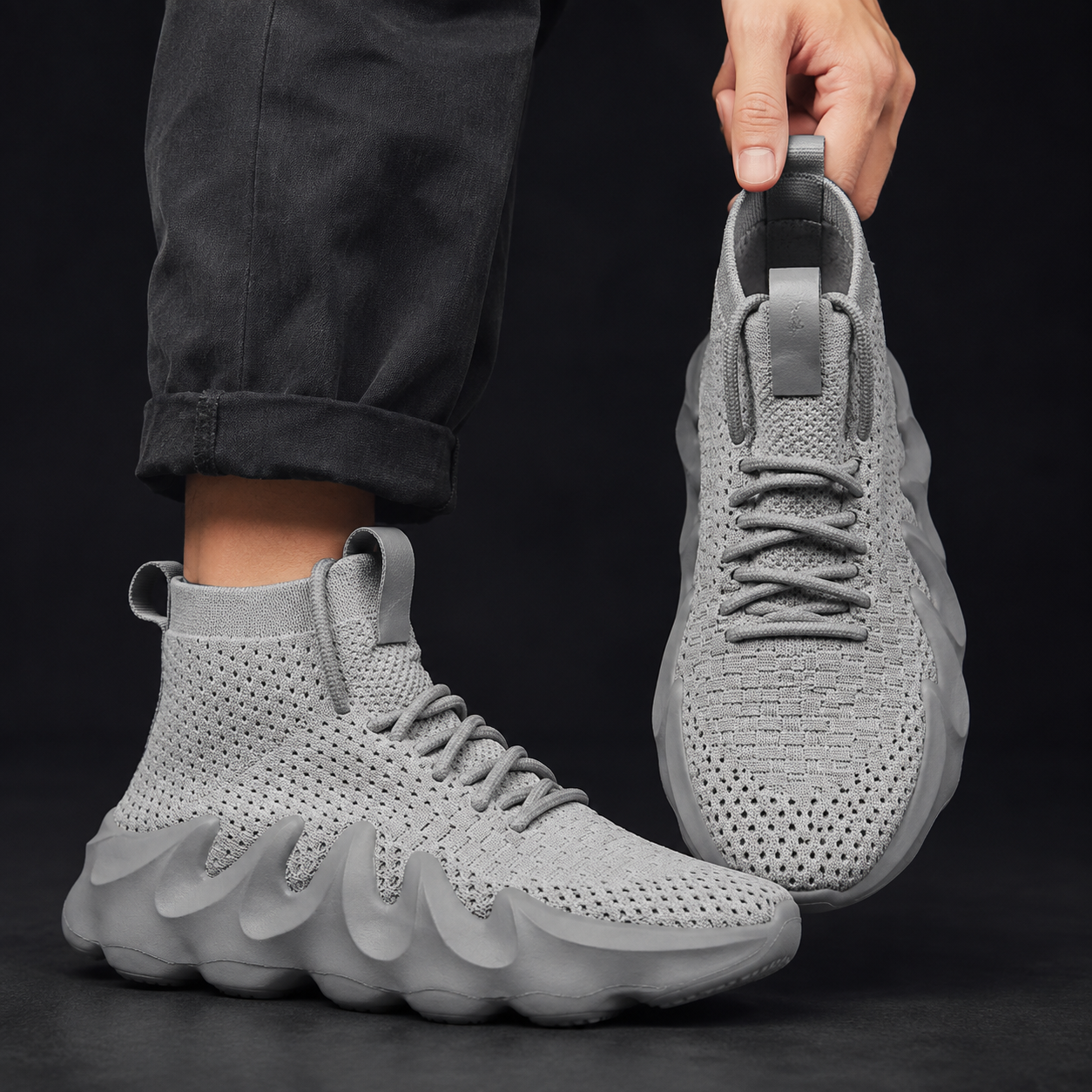 Malibu Wave Knit Sneakers