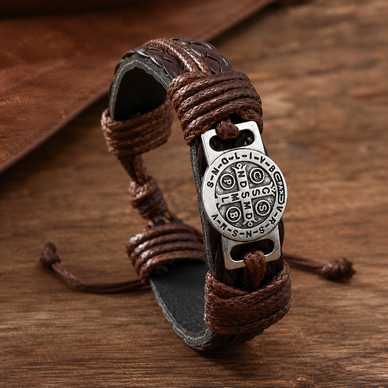 Iron Saint Leather Bracelet