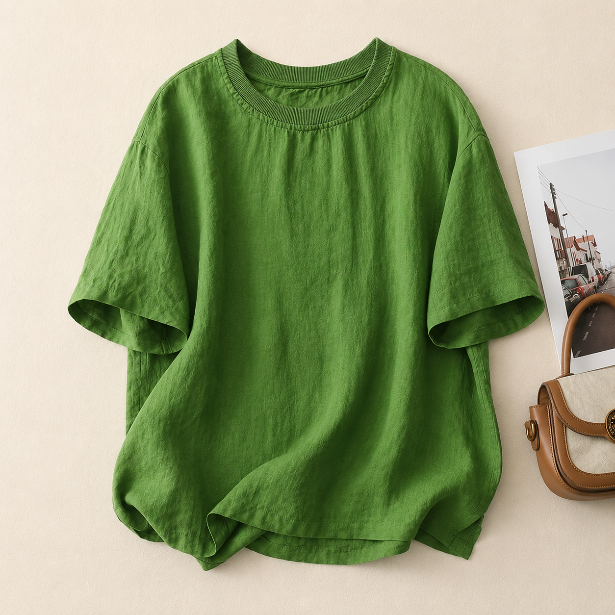 Willow Linen Blend Tee
