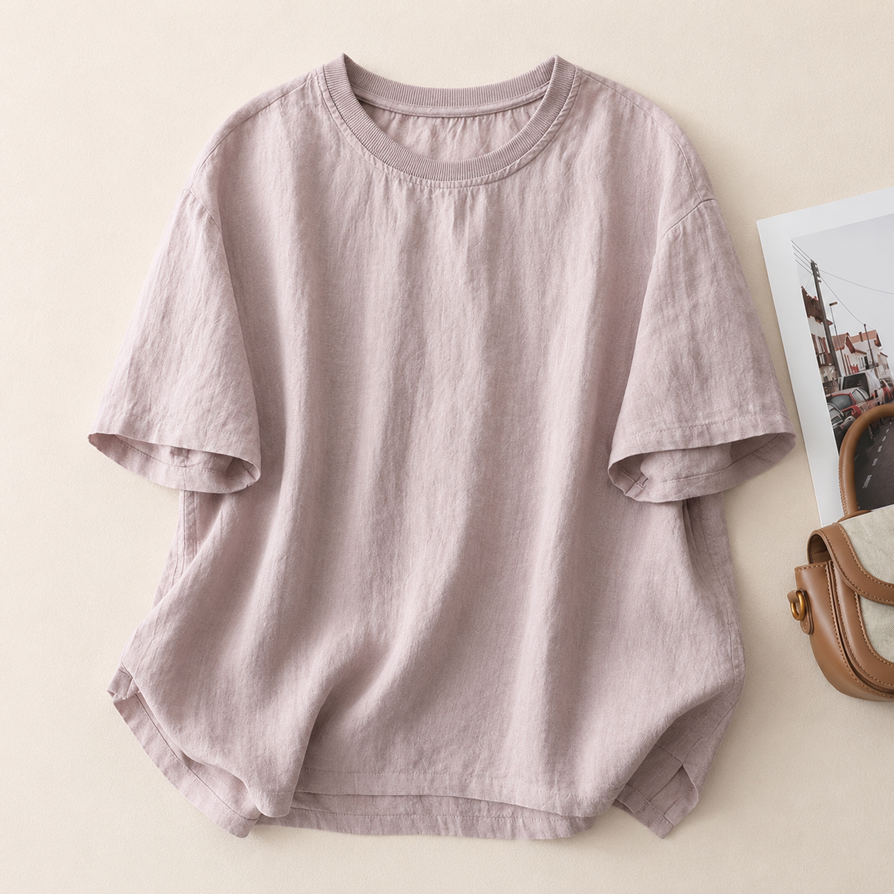 Willow Linen Blend Tee