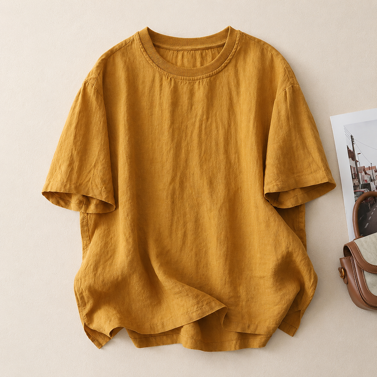 Willow Linen Blend Tee