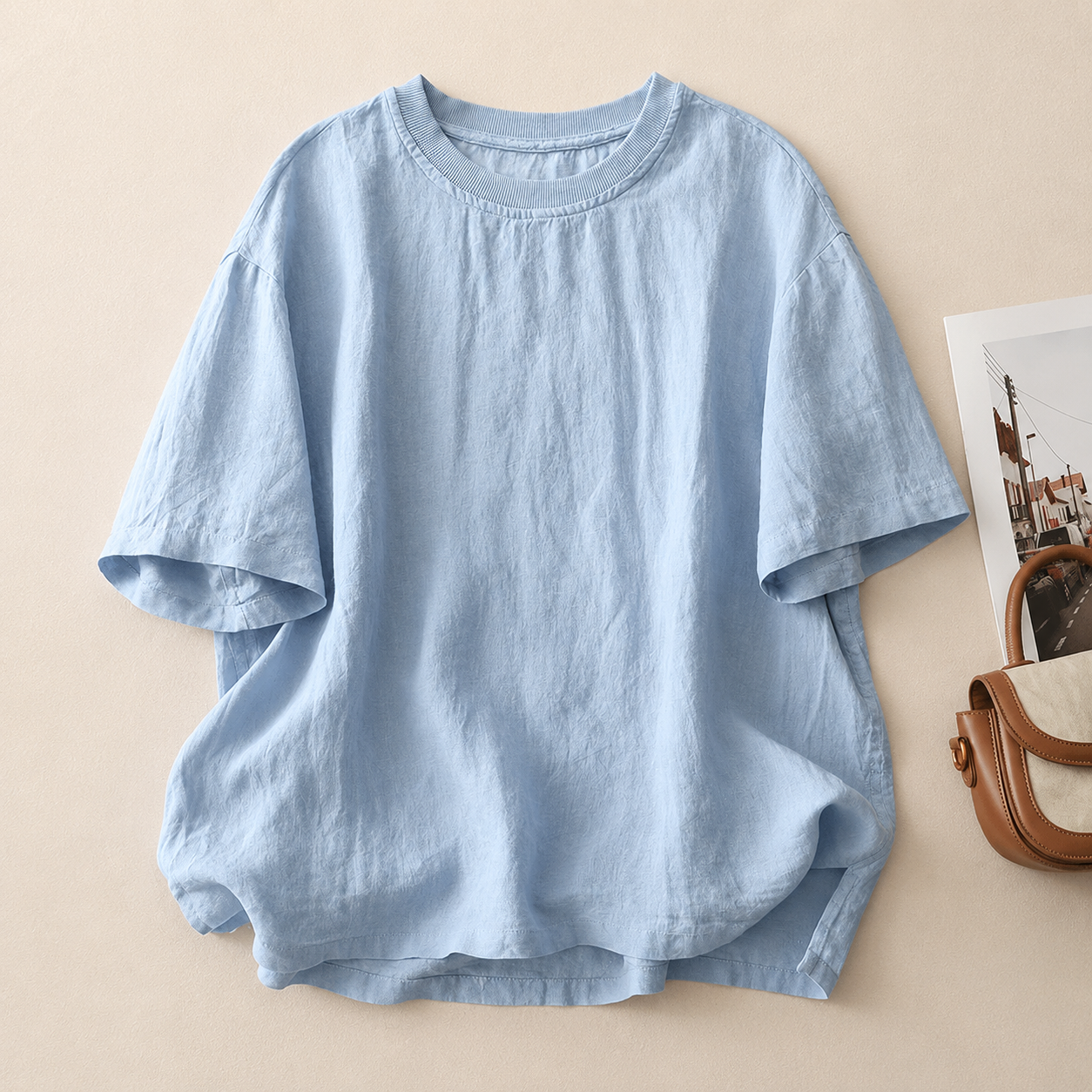 Willow Linen Blend Tee
