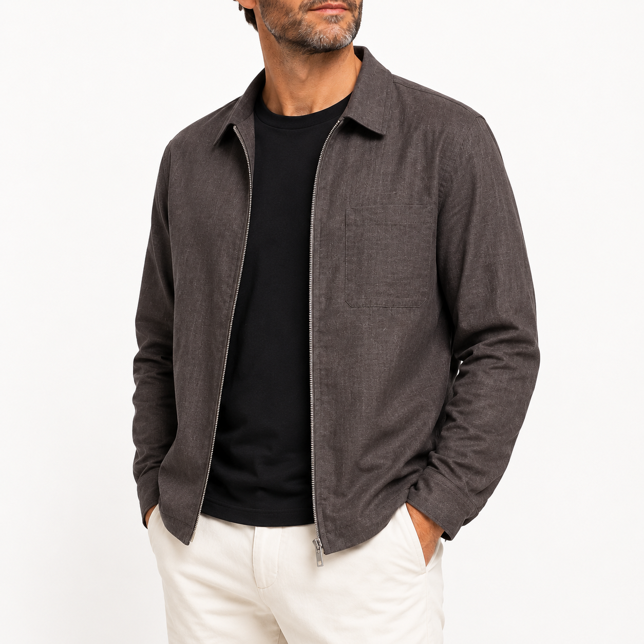 The Kendal Linen Overshirt