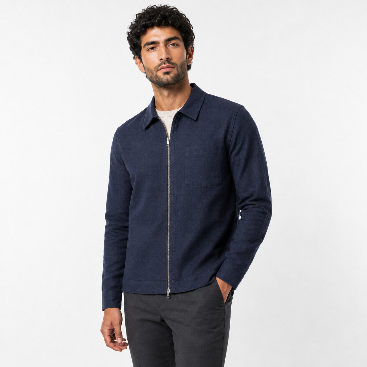 The Kendal Linen Overshirt
