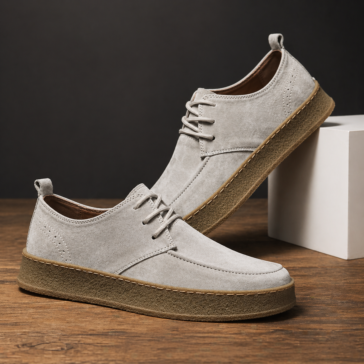 Dune Suede Crepe Sole Oxford