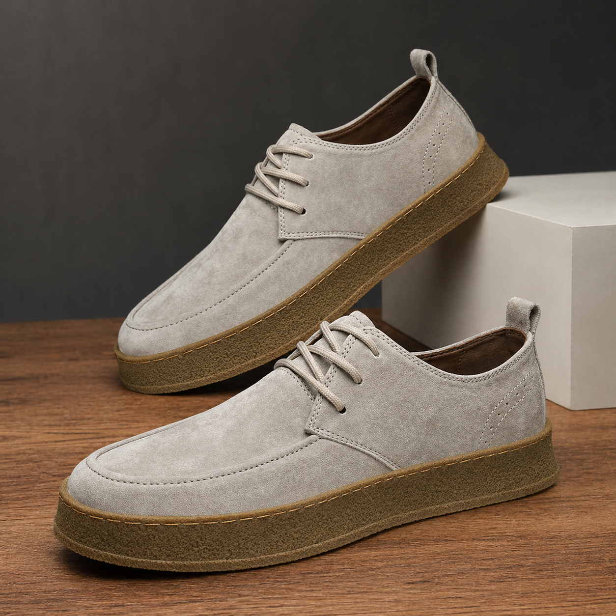 Dune Suede Crepe Sole Oxford
