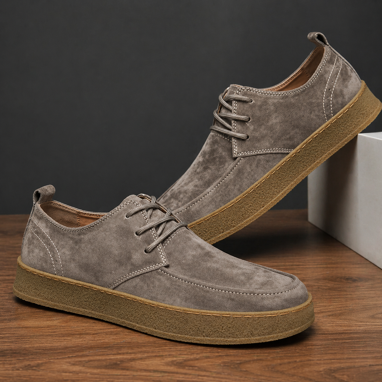Dune Suede Crepe Sole Oxford