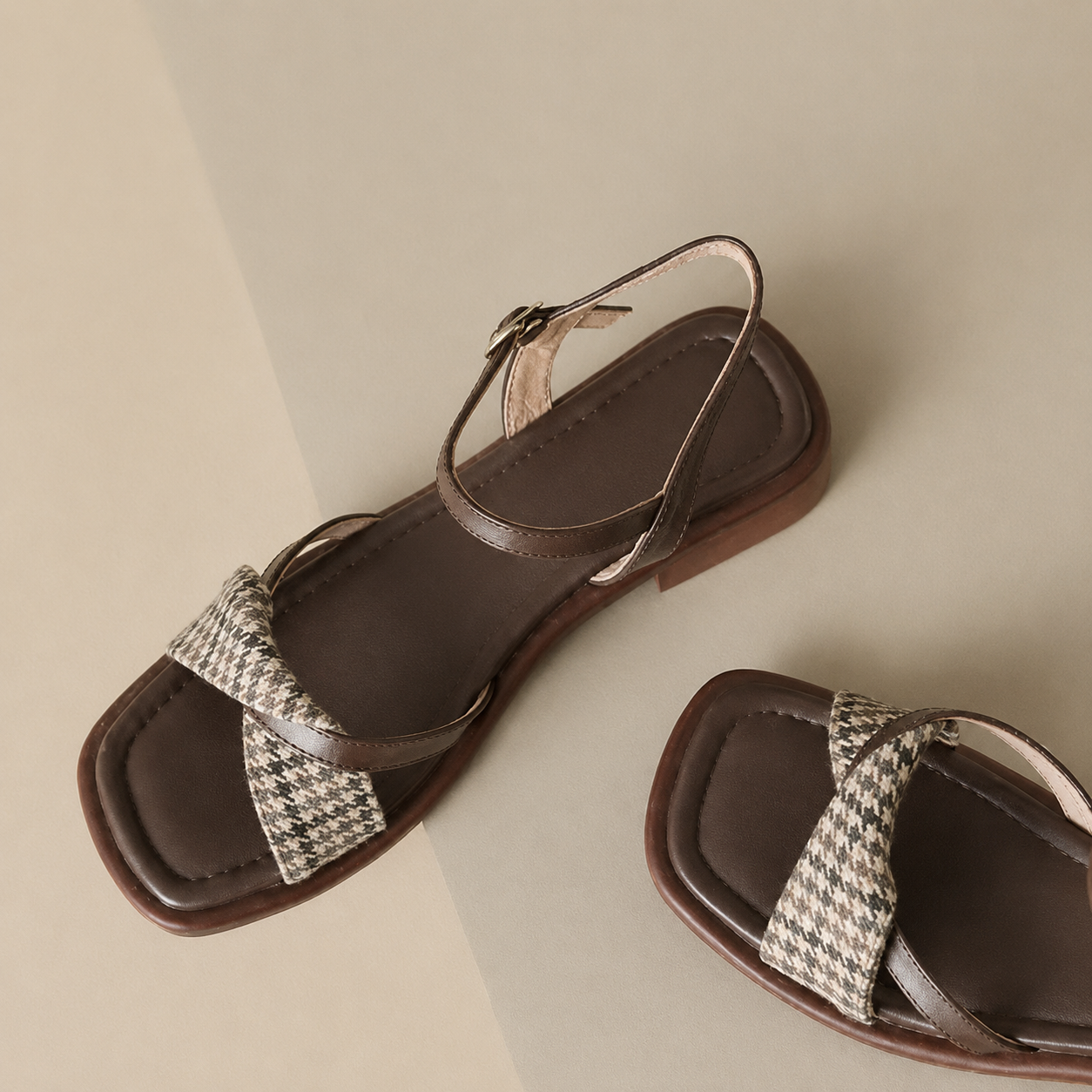Emma Flat Ankle Sandals