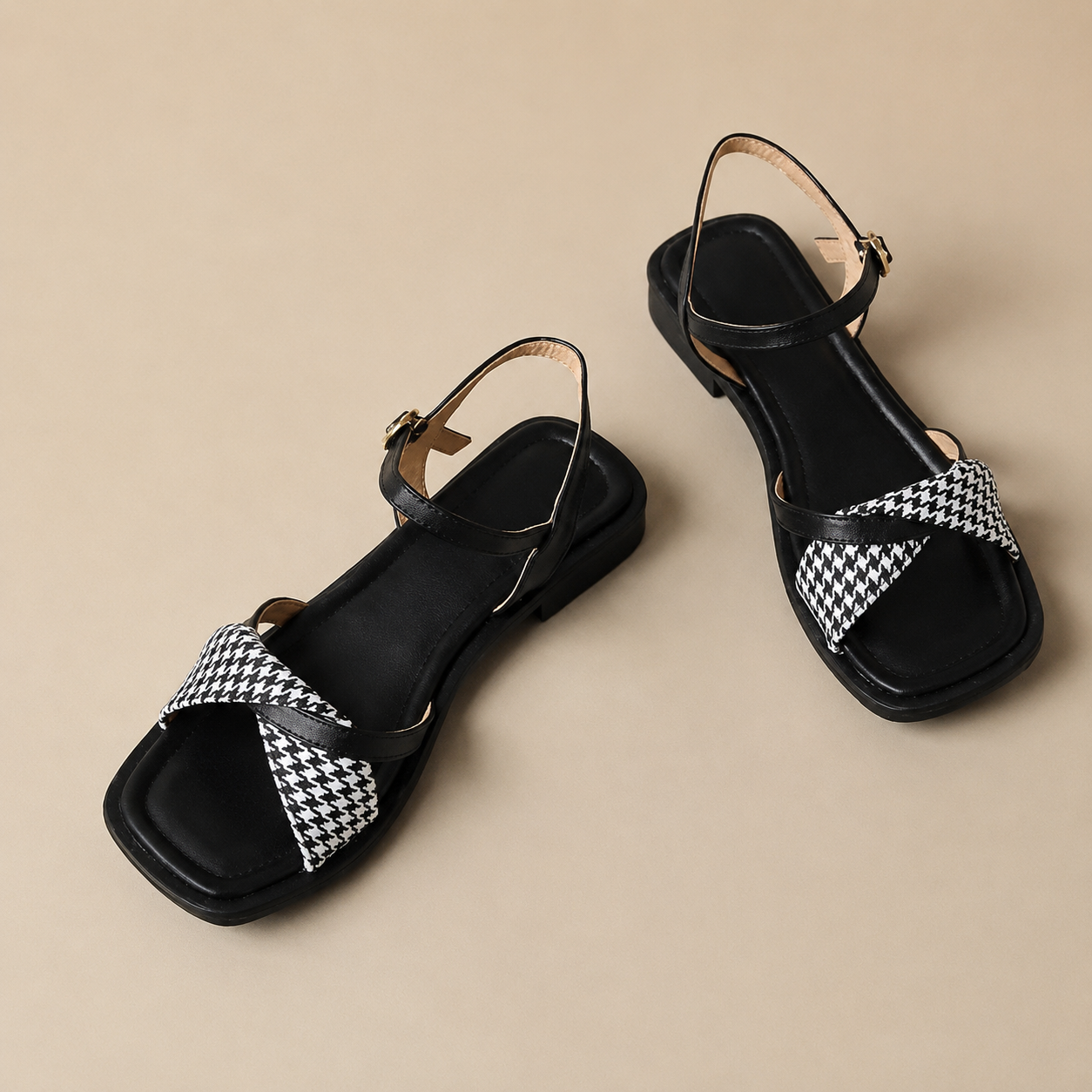 Emma Flat Ankle Sandals