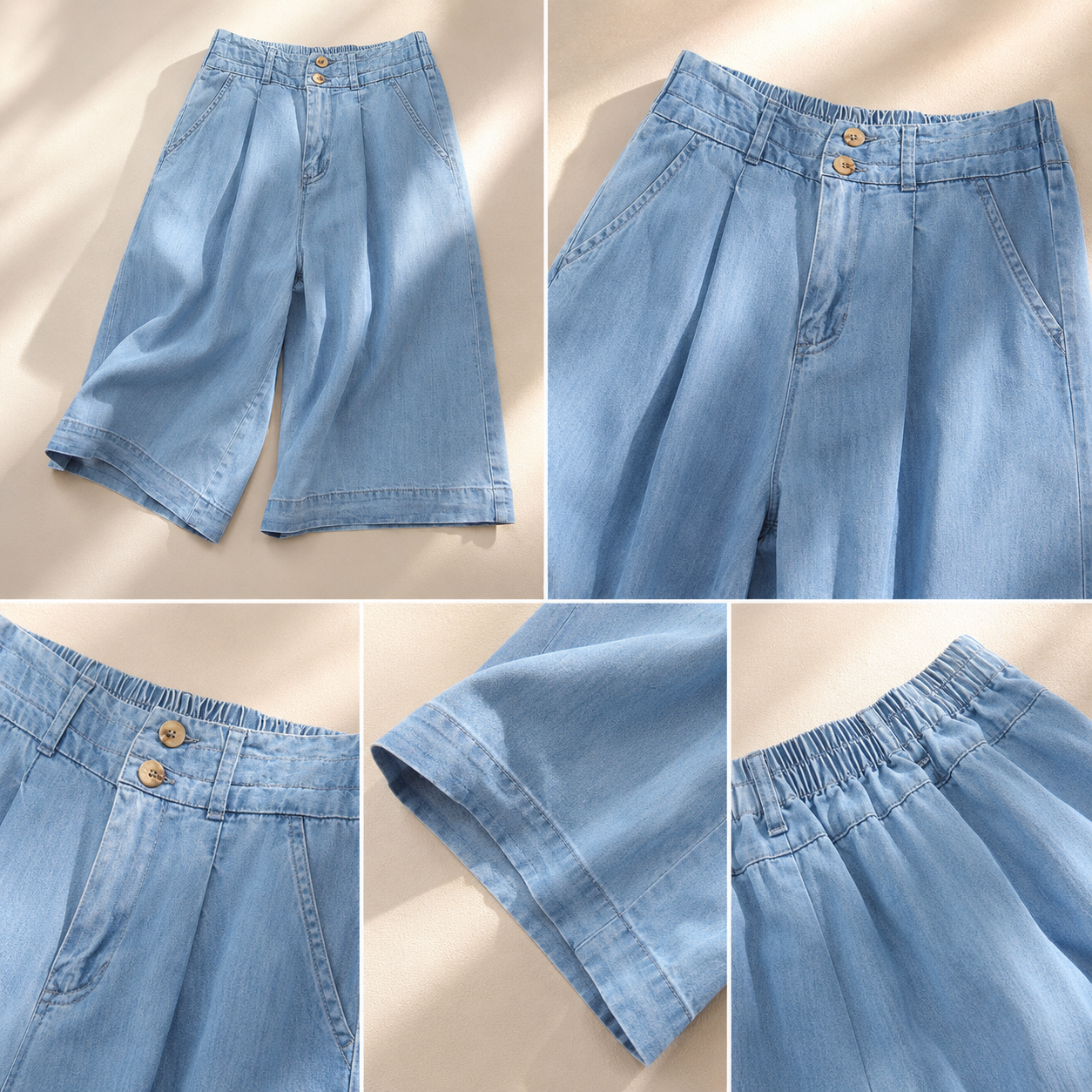 Harper Cropped Denim Pants