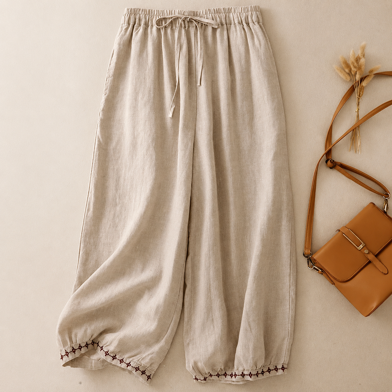 Ember Linen Harem Pant