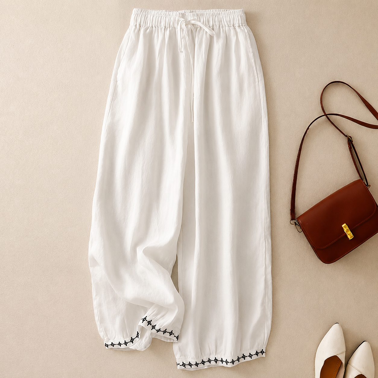Ember Linen Harem Pant