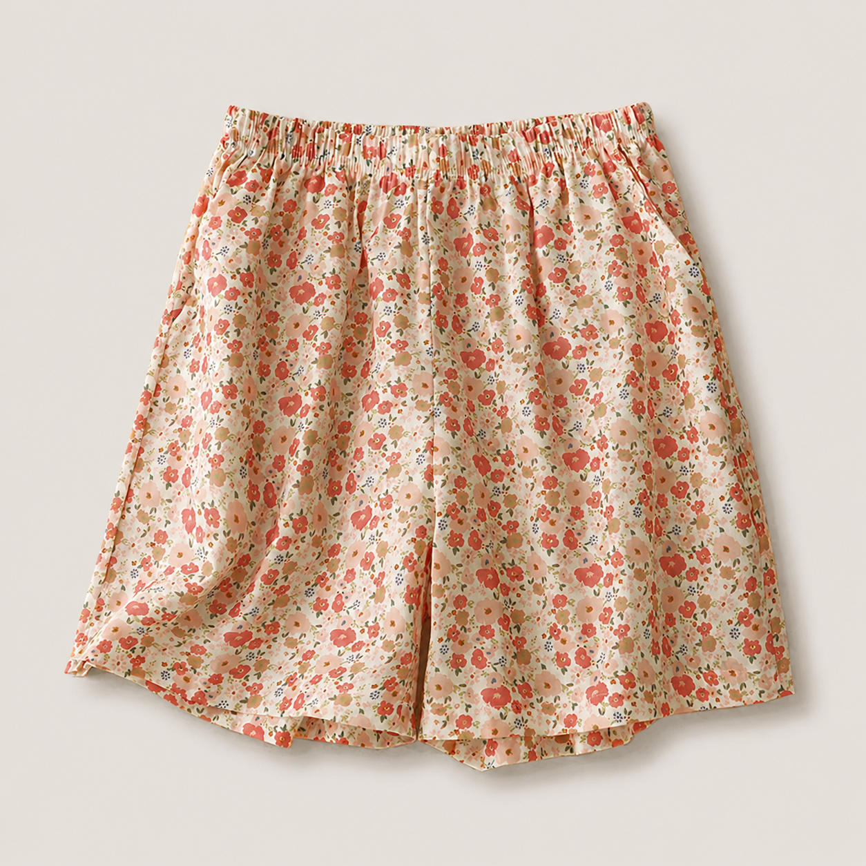 Bloom Floral Linen Short