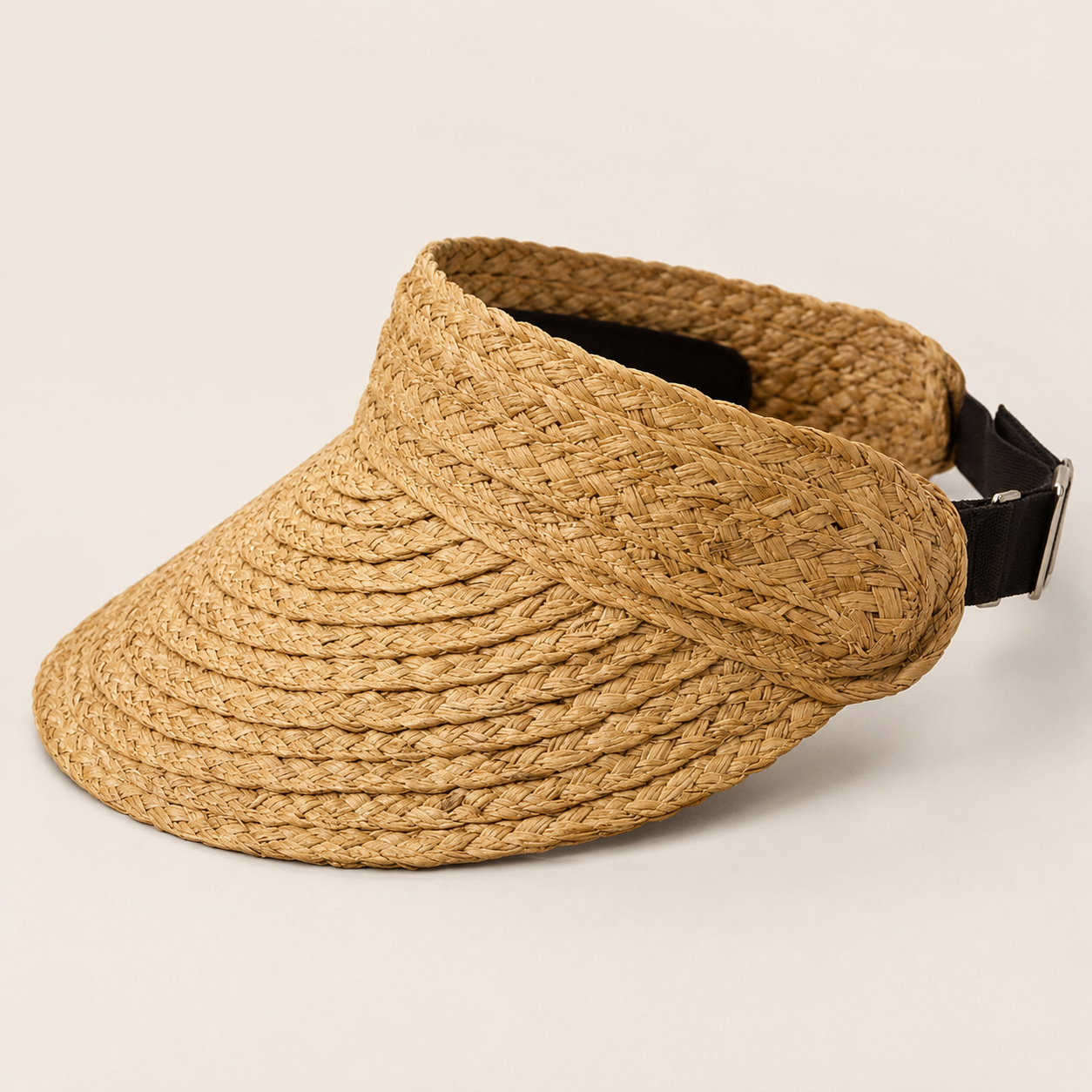 Solara Straw Visor Hat