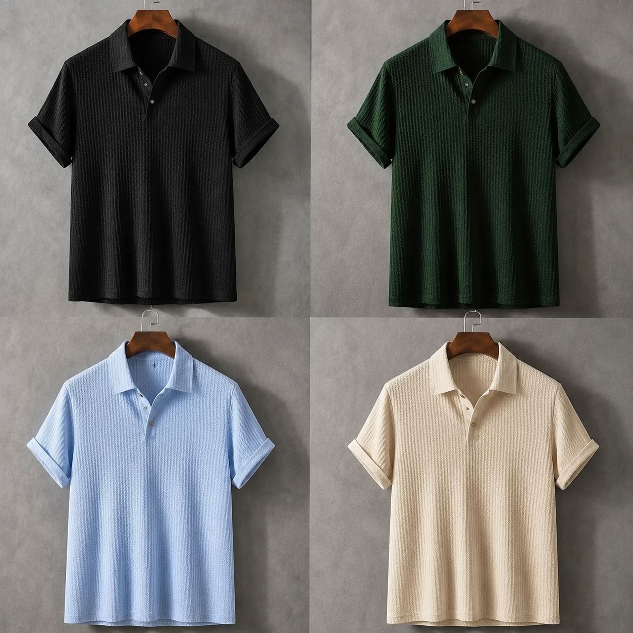 Knox Textured Polo Shirt