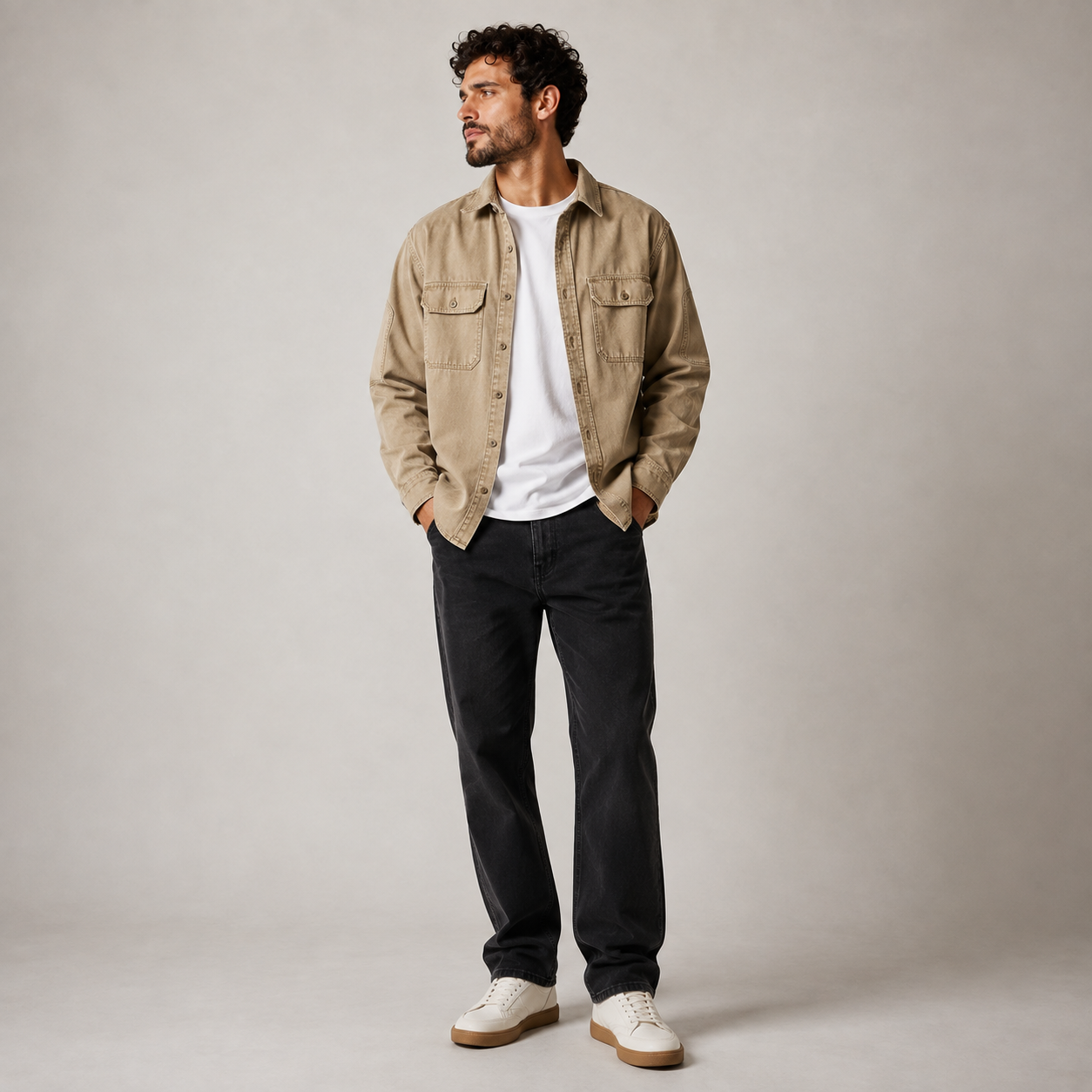 The Calder Overshirt — Cotton Twill