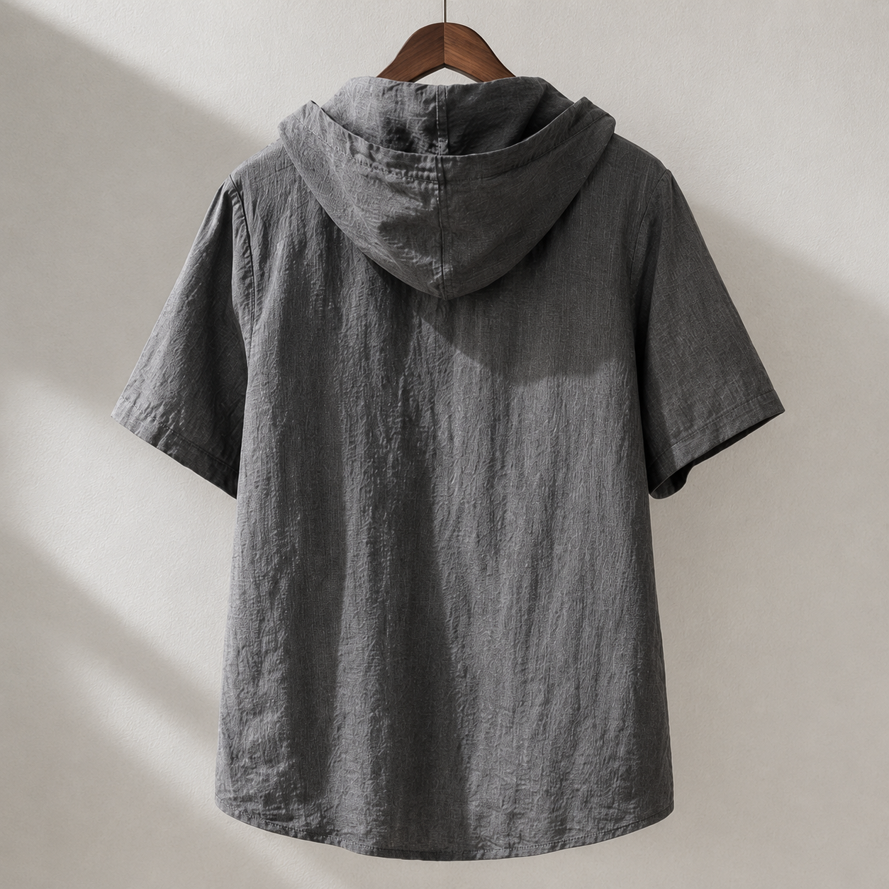 Luca Hooded Linen Shirt