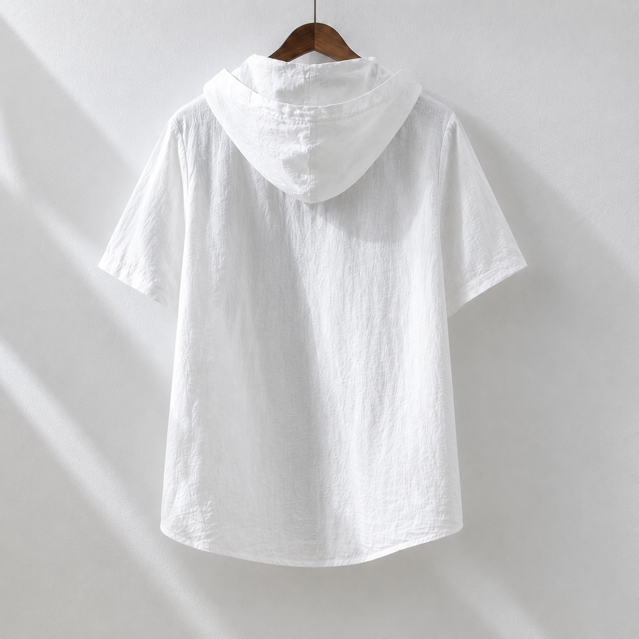 Luca Hooded Linen Shirt
