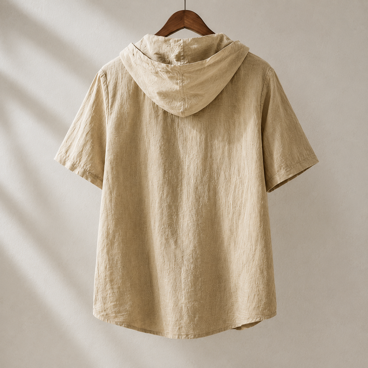 Luca Hooded Linen Shirt