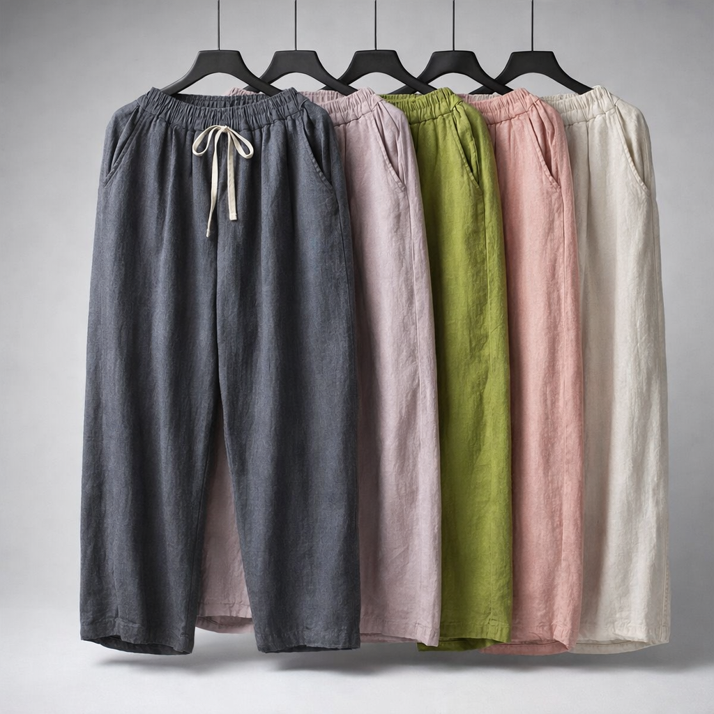 Clara Wide Leg Linen Pants