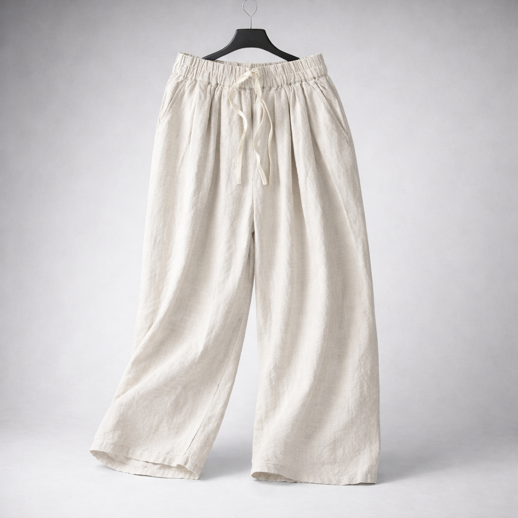 Clara Wide Leg Linen Pants