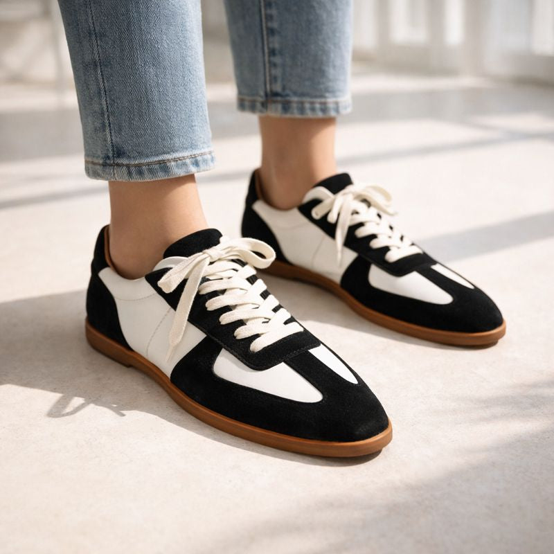 Lara Leather Lace-Up Shoes