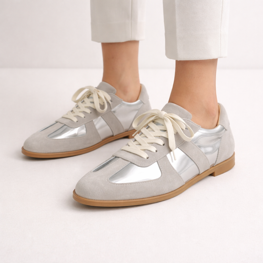 Lara Leather Lace-Up Shoes