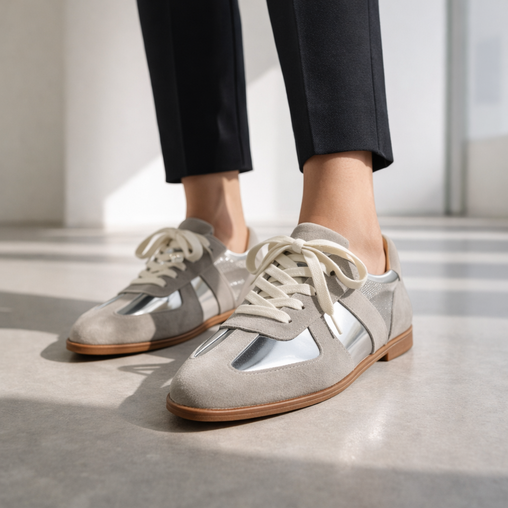 Lara Leather Lace-Up Shoes