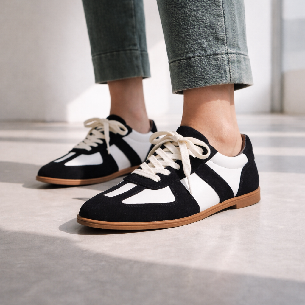 Lara Leather Lace-Up Shoes