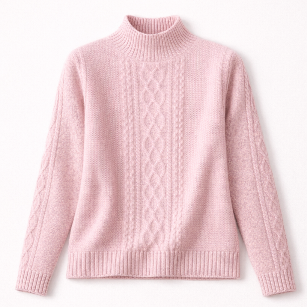 Amélie Cashmere Cable Knit Sweater