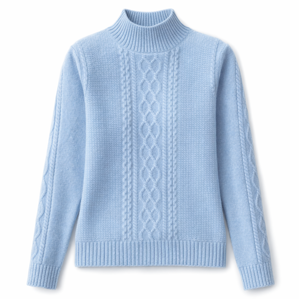 Amélie Cashmere Cable Knit Sweater