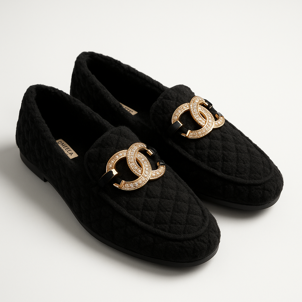 Alessia Quilted Plush Loafers