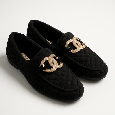 Alessia Quilted Plush Loafers