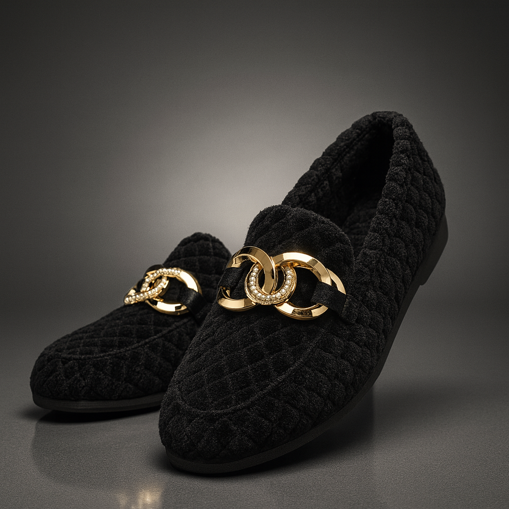 Alessia Quilted Plush Loafers