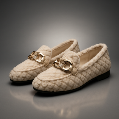 Alessia Quilted Plush Loafers