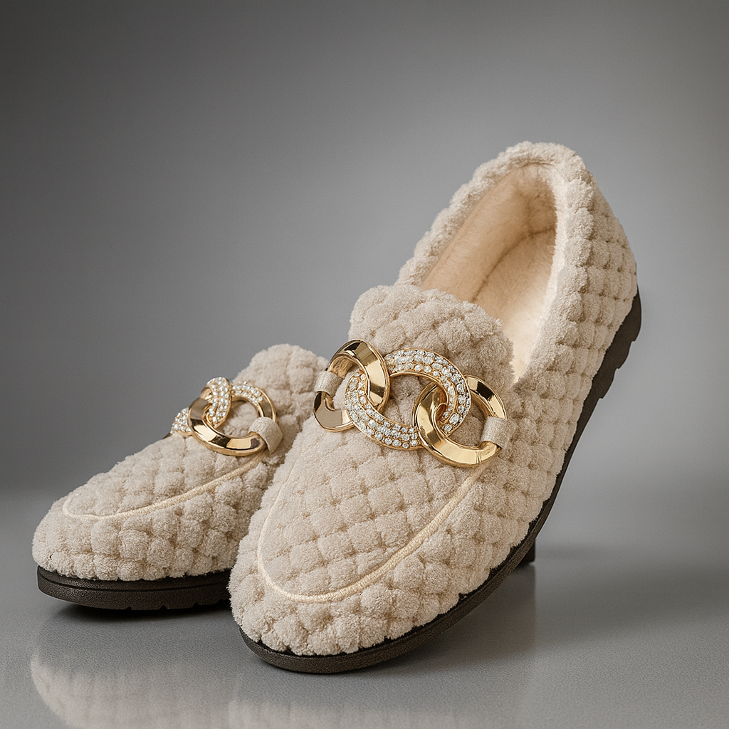Alessia Quilted Plush Loafers