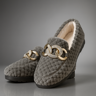 Alessia Quilted Plush Loafers