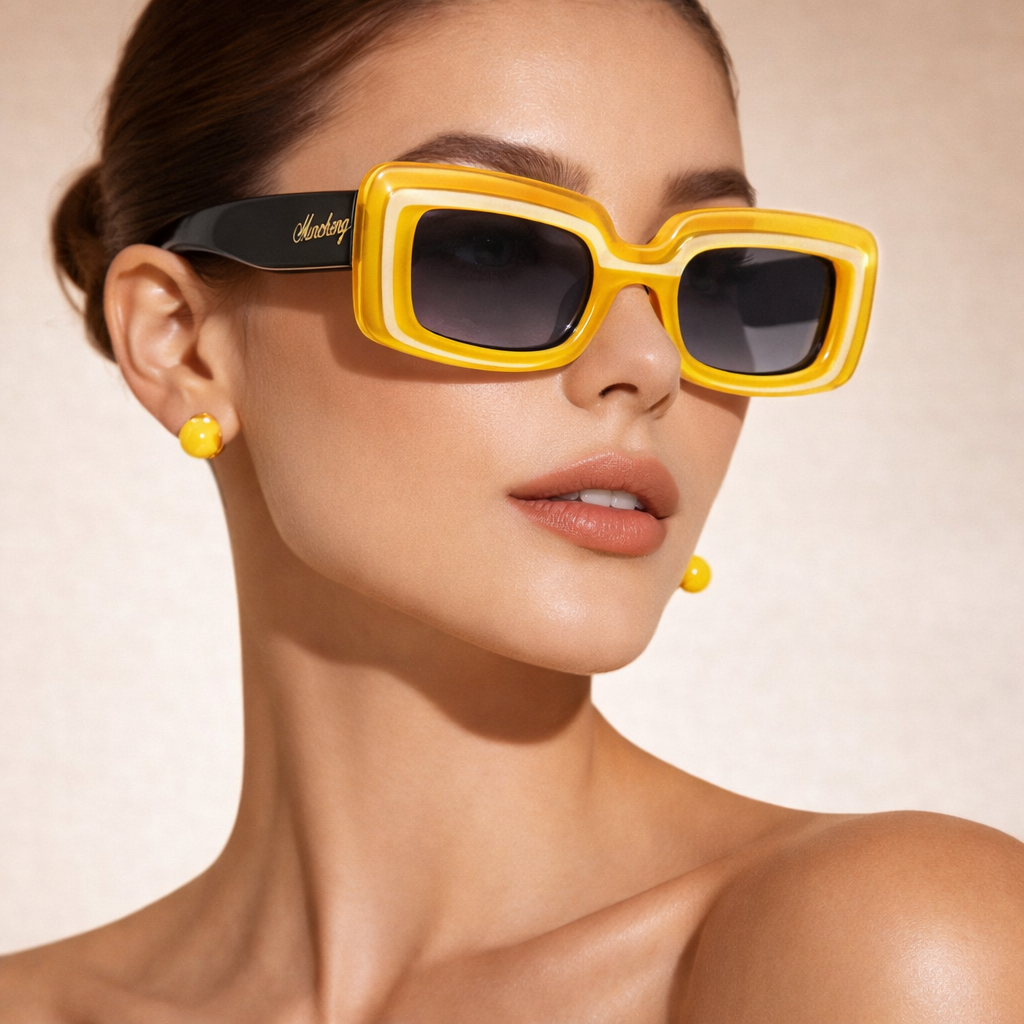 Solara Retro Square Sunglasses
