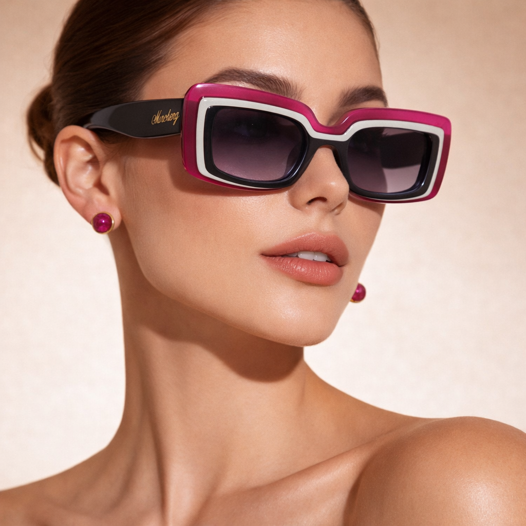 Solara Retro Square Sunglasses