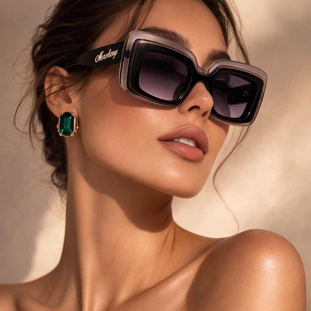 Solara Retro Square Sunglasses