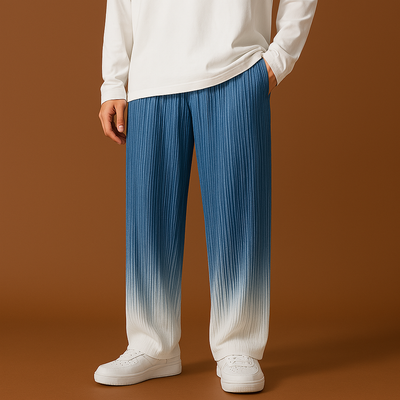 Kai Pleated Silk Pants