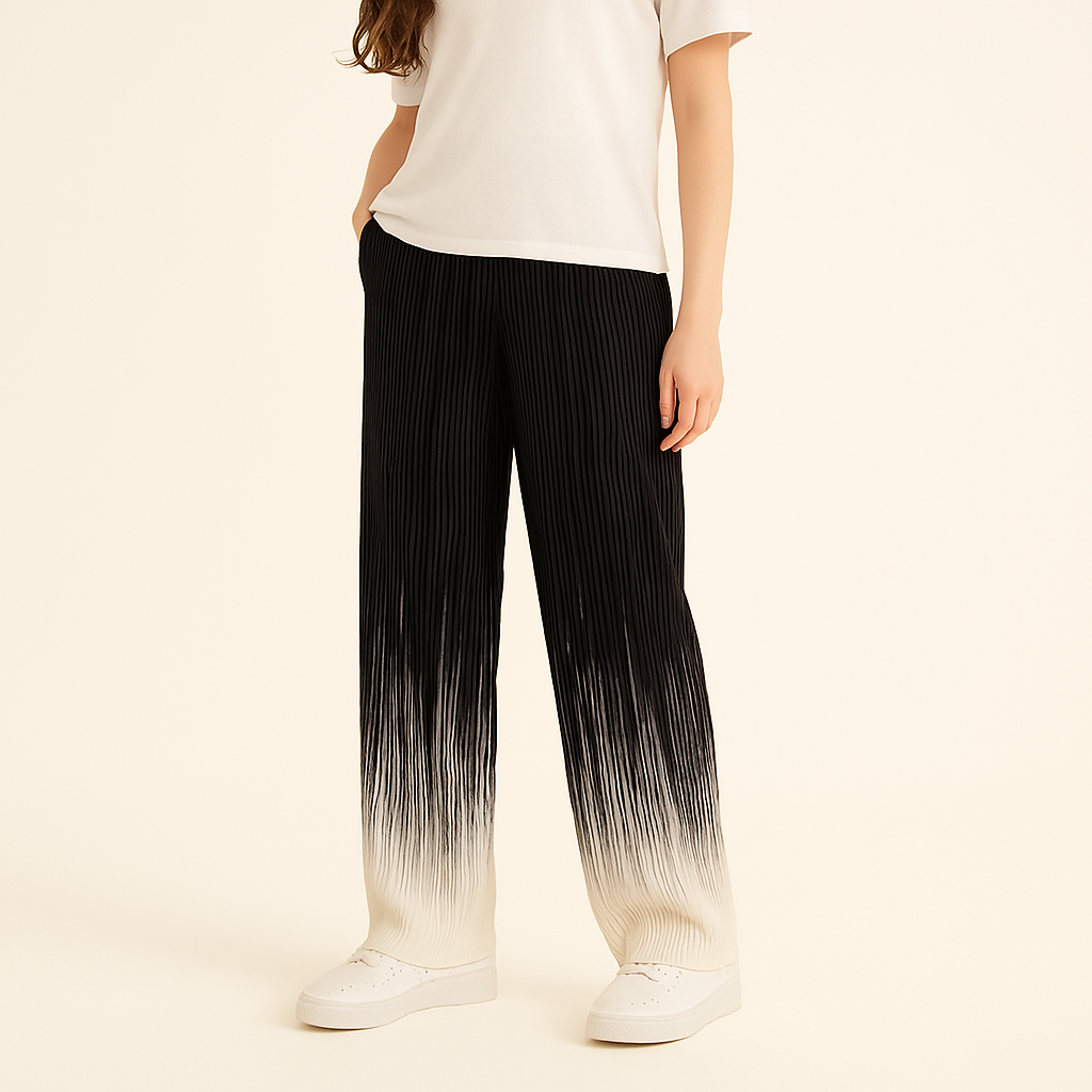 Kai Pleated Silk Pants