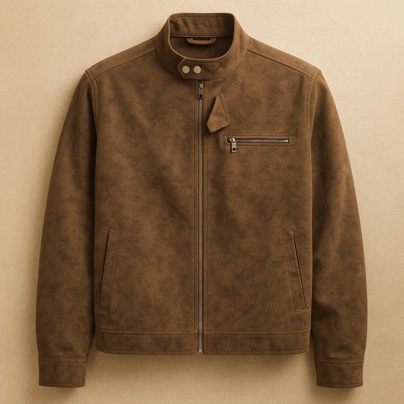 Marco Retro Leather Biker Jacket