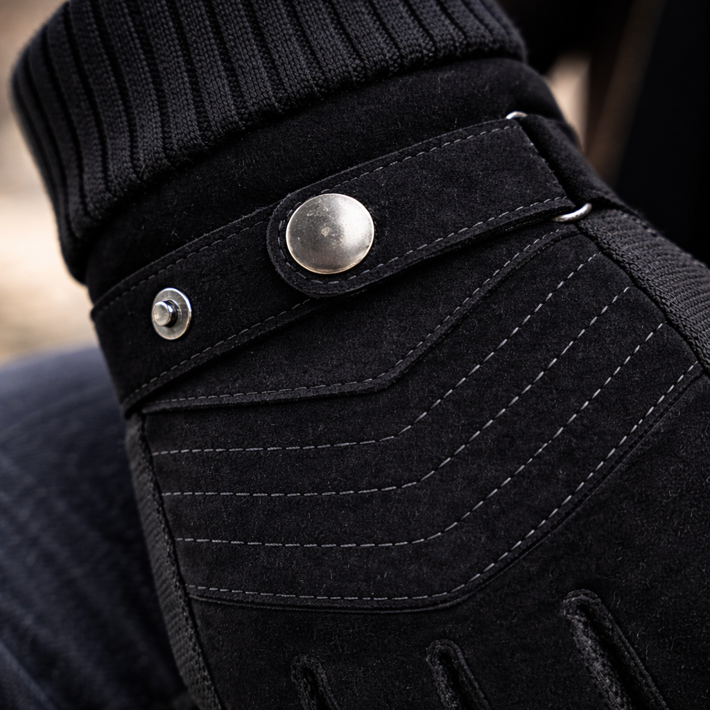 Leather Insulated Touch Gloves